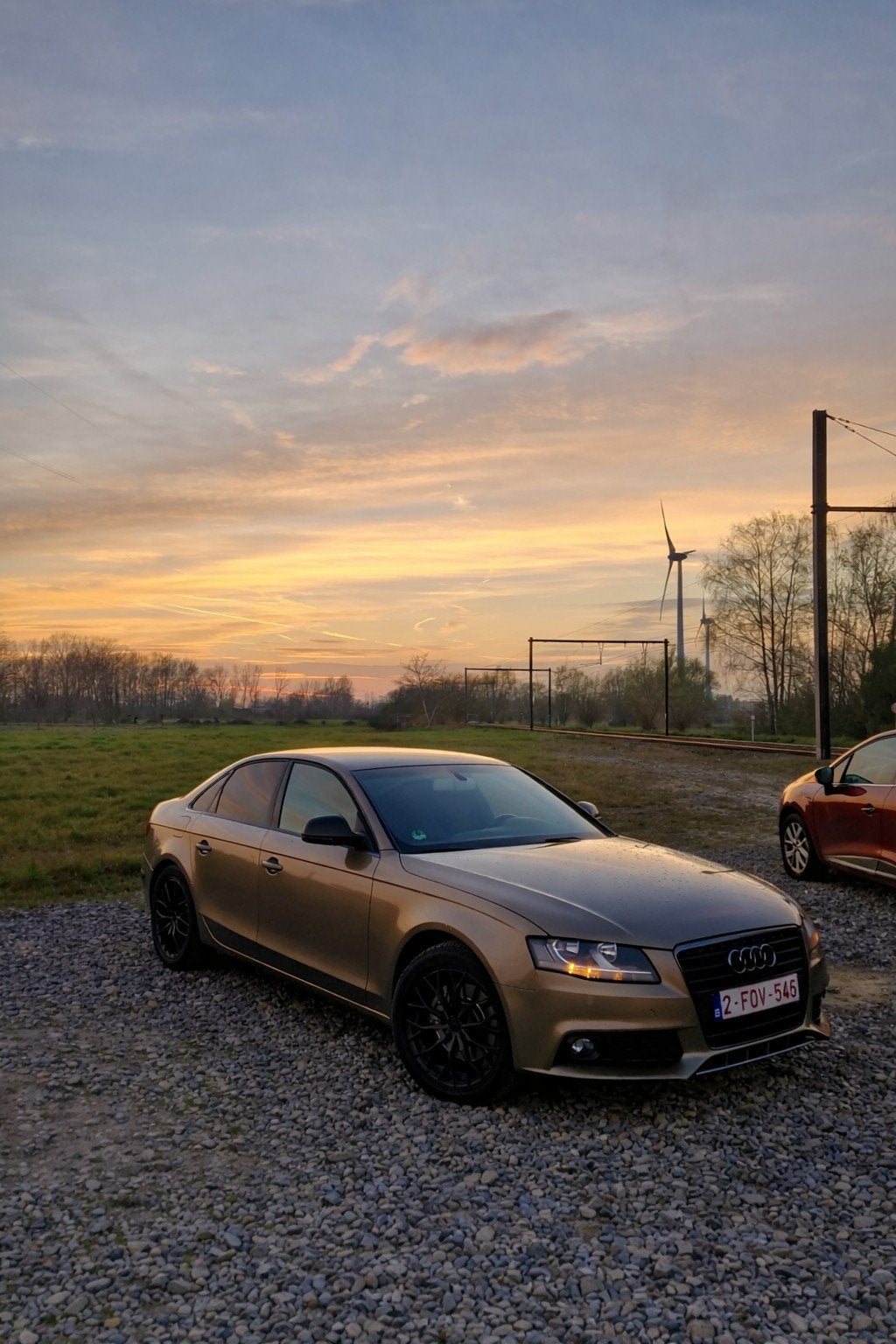 Audi a4b8, Auto's, Lichtmetalen velgen, Bruin, A4, Particulier