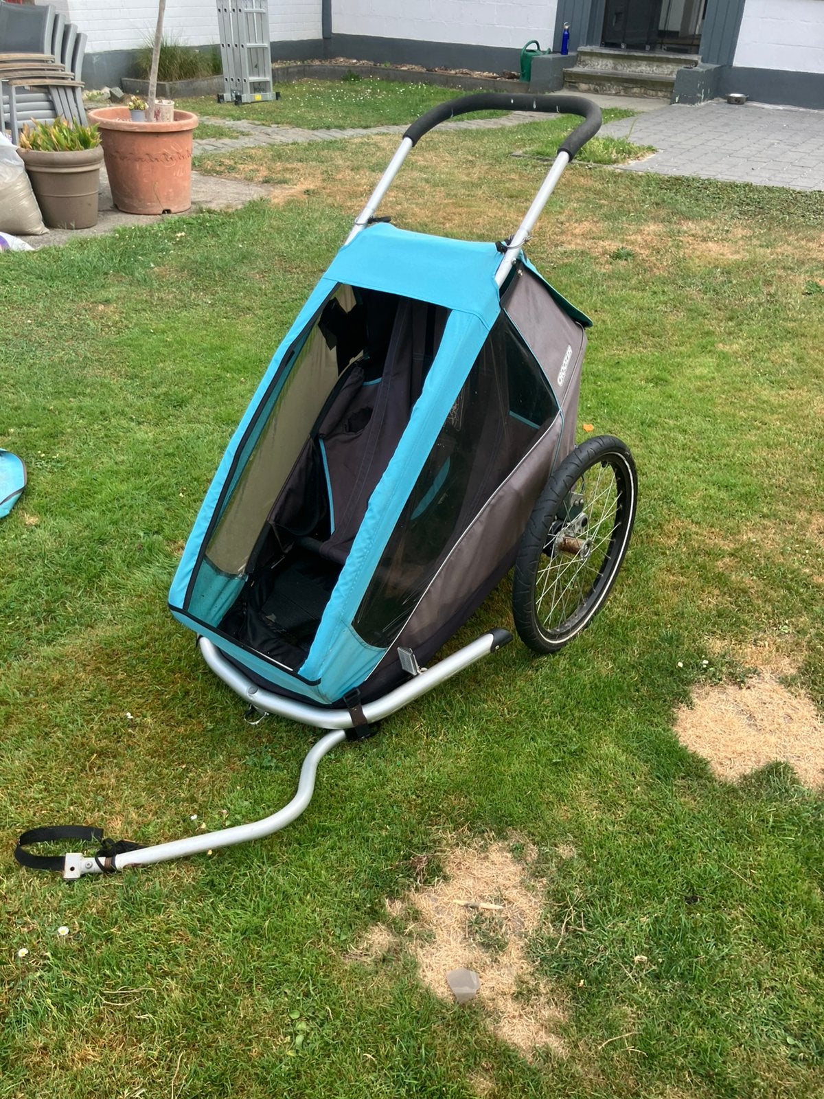 Poussette - Remorque velo croozer pour enfant - 1 place, Fietsen en Brommers, Fietsaccessoires | Aanhangwagens en Karren, Gebruikt