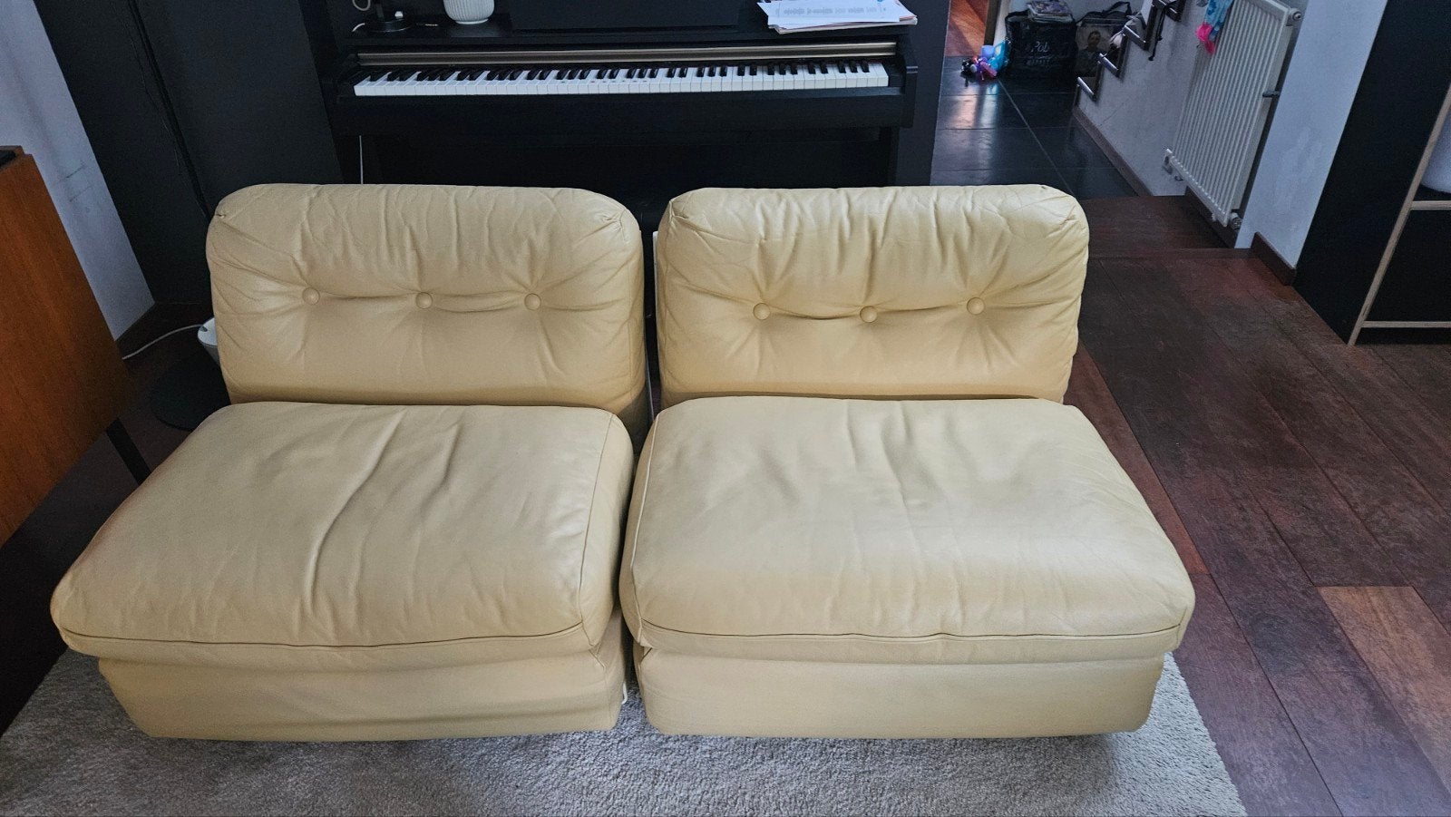 Mario Bellini fauteuils Amanta, Ophalen, Gebruikt, Eenpersoons, Vintage