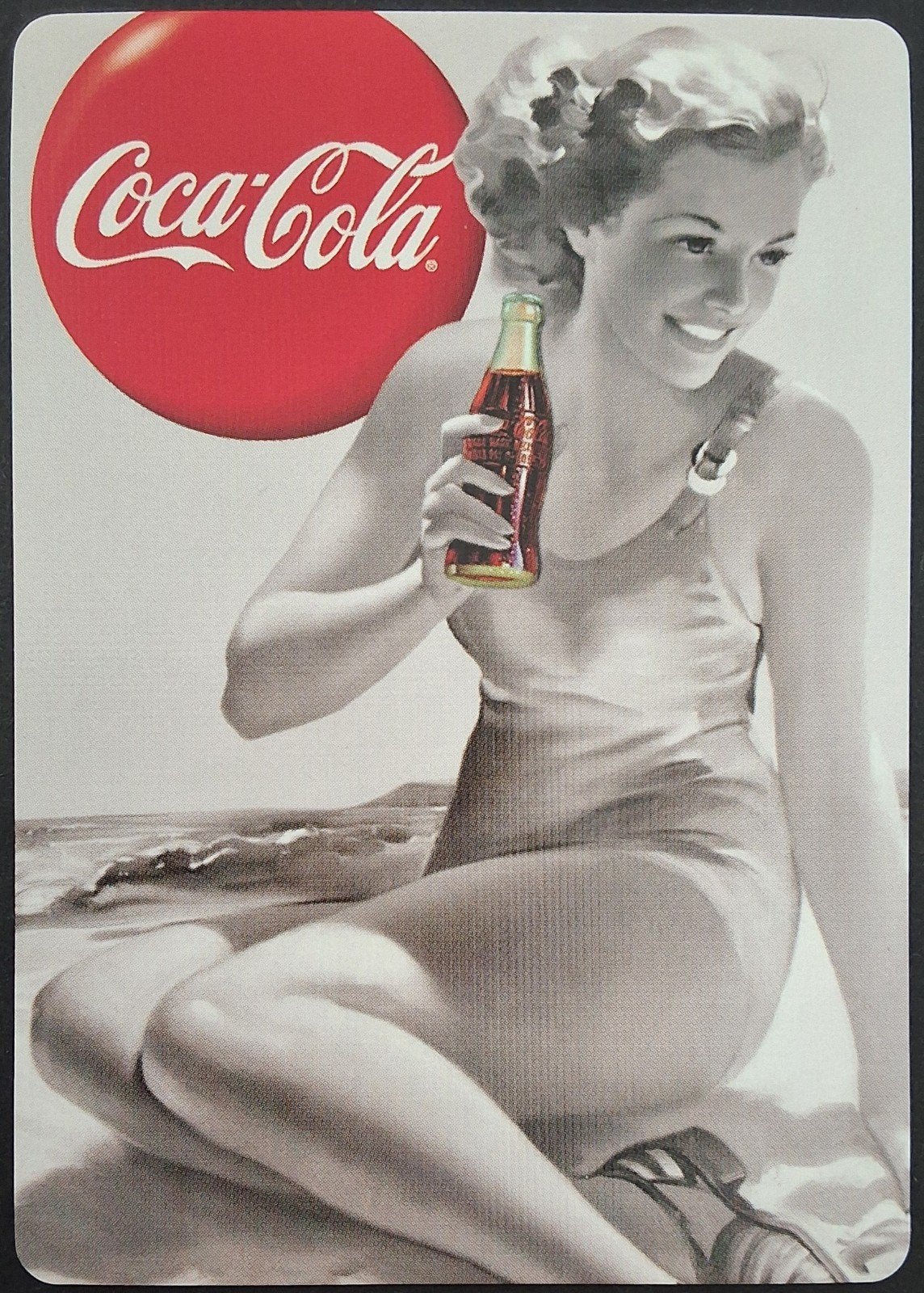 1 Speelkaart  Coca Cola, Ophalen of Verzenden