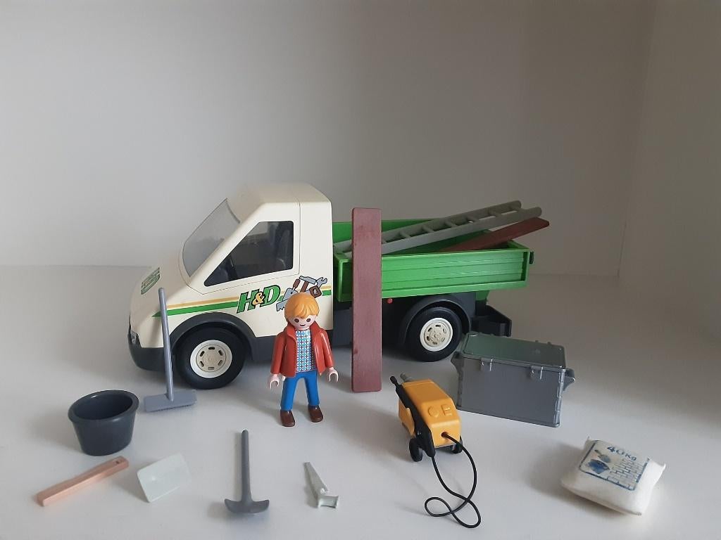 PLaymobil klusjesman met vrachtwagen, Kinderen en Baby's, Speelgoed | Playmobil, Zo goed als nieuw, Complete set, Ophalen of Verzenden