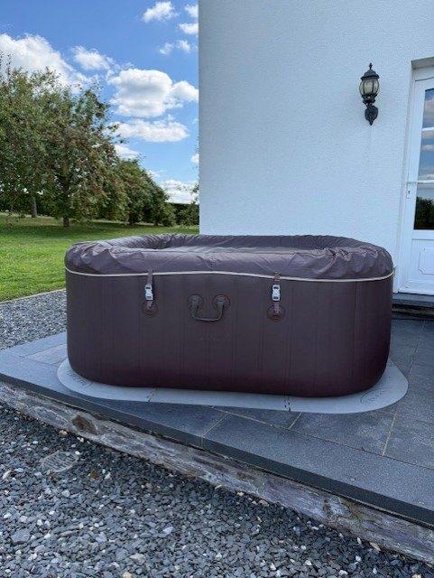 A vendre jacuzzi LAY-Z, Jardin & Terrasse, Enlèvement, Utilisé, Tapis de sol, Gonflable