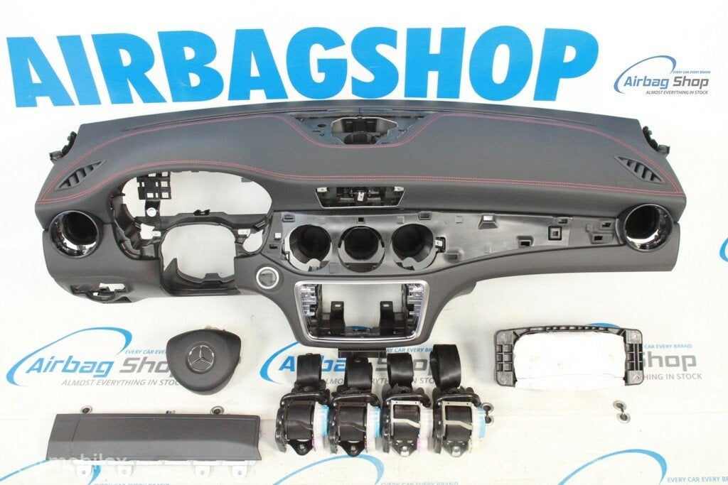 Airbag kit - Tableau de bord AMG cuir Mercedes CLA facelift, Enlèvement ou Envoi, Utilisé
