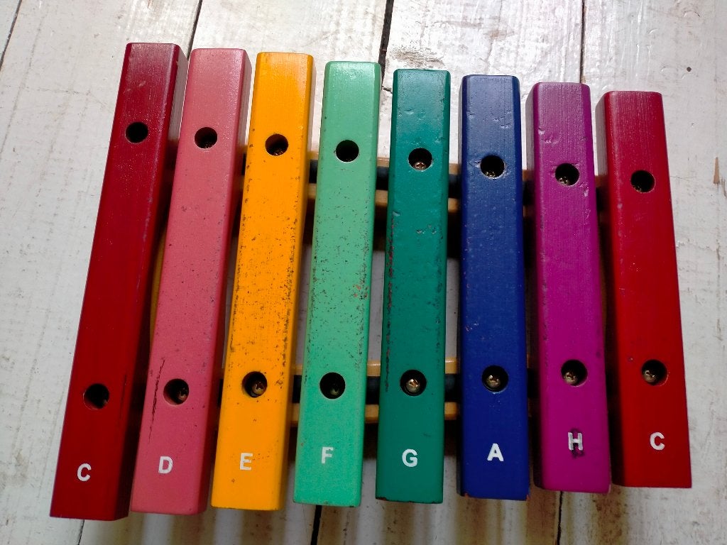 houten xylofoontje voor kinderen, Muziek en Instrumenten, Ophalen of Verzenden, Gebruikt, Melodische percussie