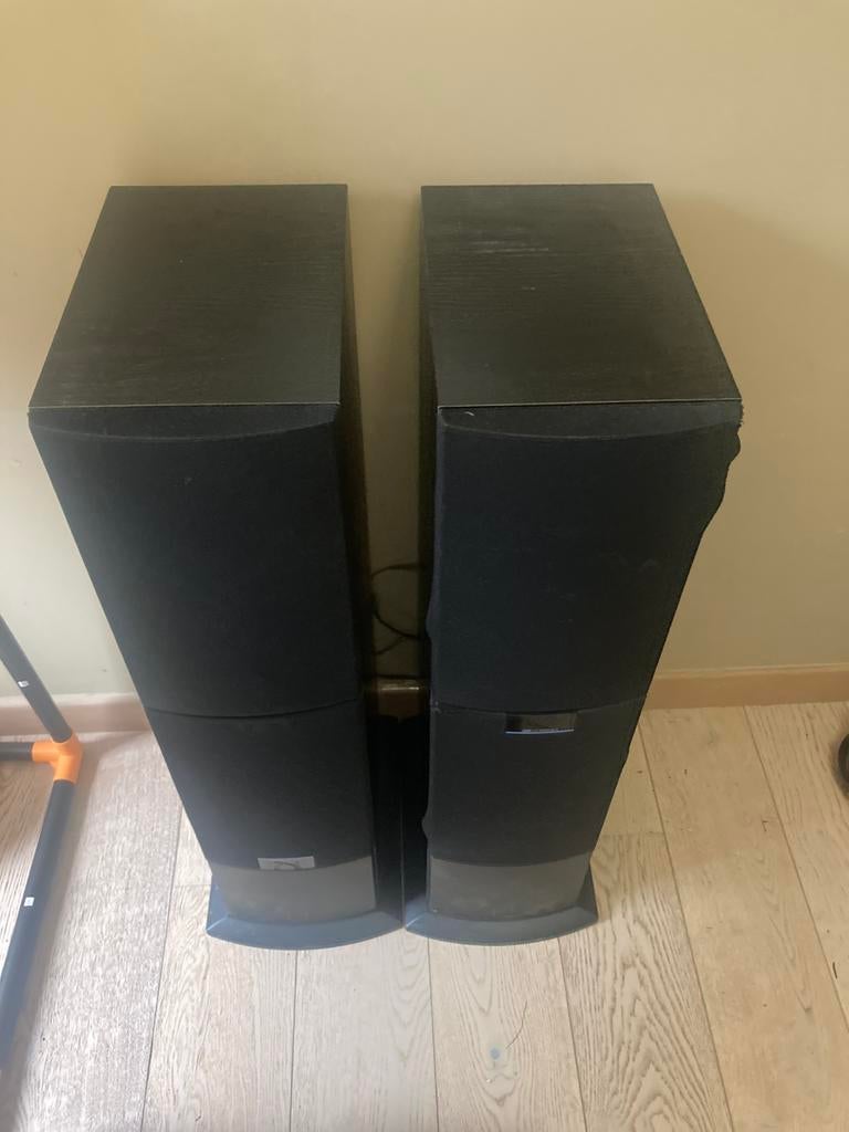 2 boxen, TV, Hi-fi & Vidéo, Enlèvement, Utilisé, 120 watts ou plus, Autres marques