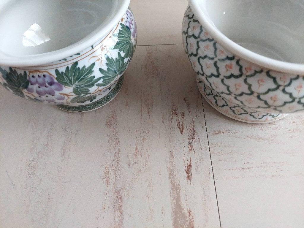 Bloempotten, Rond, Binnen, Ophalen of Verzenden, Zo goed als nieuw