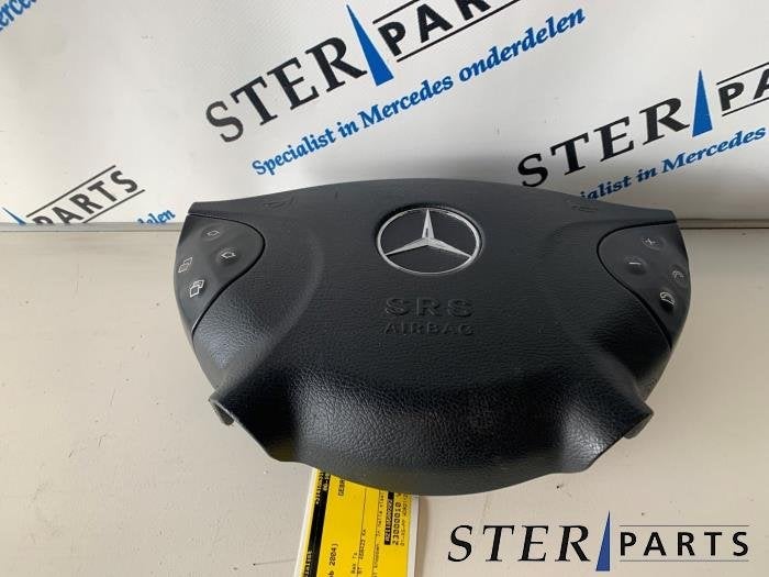 Airbag gauche (volant) d'un Mercedes E-Klasse, Autos : Pièces & Accessoires, 3 mois de garantie, Utilisé, -, -