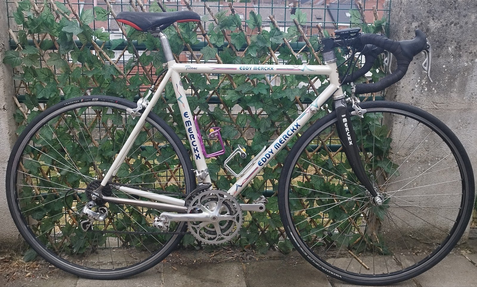 Eddy Merckx TITANIUM !!! fiets maat 54, Fietsen en Brommers, Ophalen, Titanium
