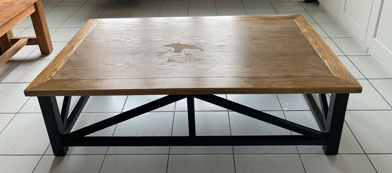 Table en bois, Maison & Meubles, Enlèvement, Utilisé, Rectangulaire, Bois