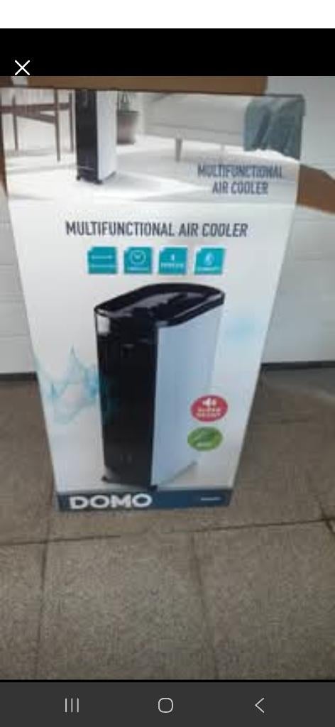 DOMO Air cooler te koop!, Ophalen, Zo goed als nieuw, Koelen en Ontvochtigen, Tafel- of Grondventilator