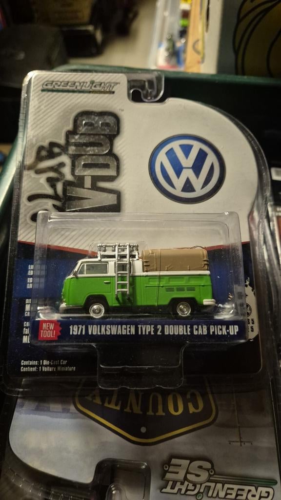 Greenlight 1.64 vw volkswagen type 2, Hobby en Vrije tijd, Ophalen of Verzenden