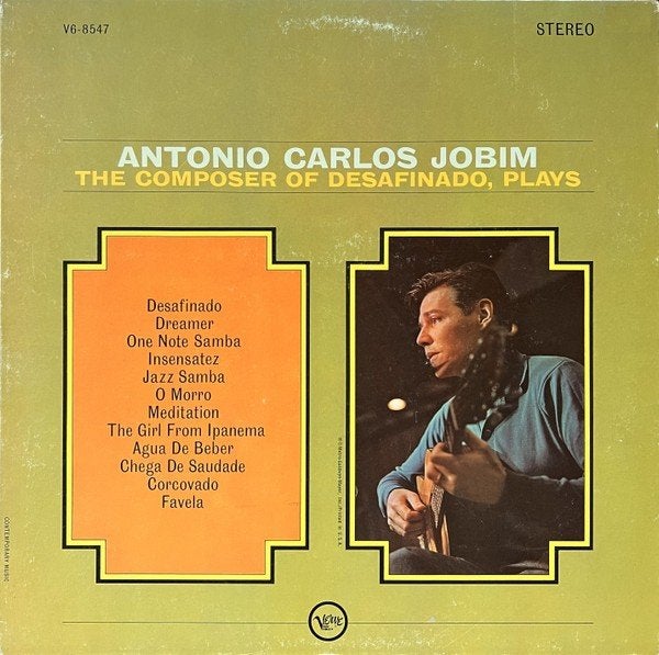 antonio carlos jobim the composer that plays desafinado, LP, Ophalen of Verzenden, 12 inch, Jazz