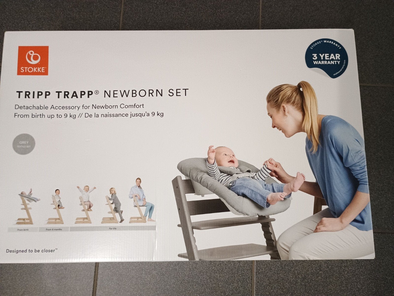 Trip trap new born set, Enlèvement
