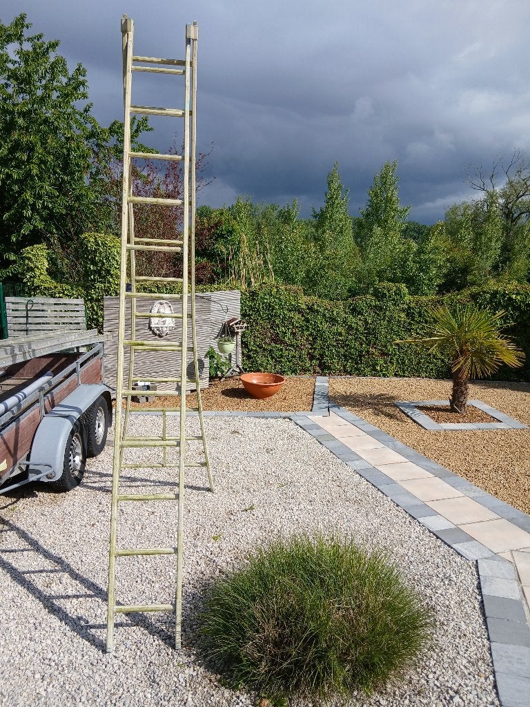 Ladder, Doe-het-zelf en Bouw, Ladders en Trappen, Ophalen, Gebruikt, Ladder, Opvouwbaar of Inschuifbaar