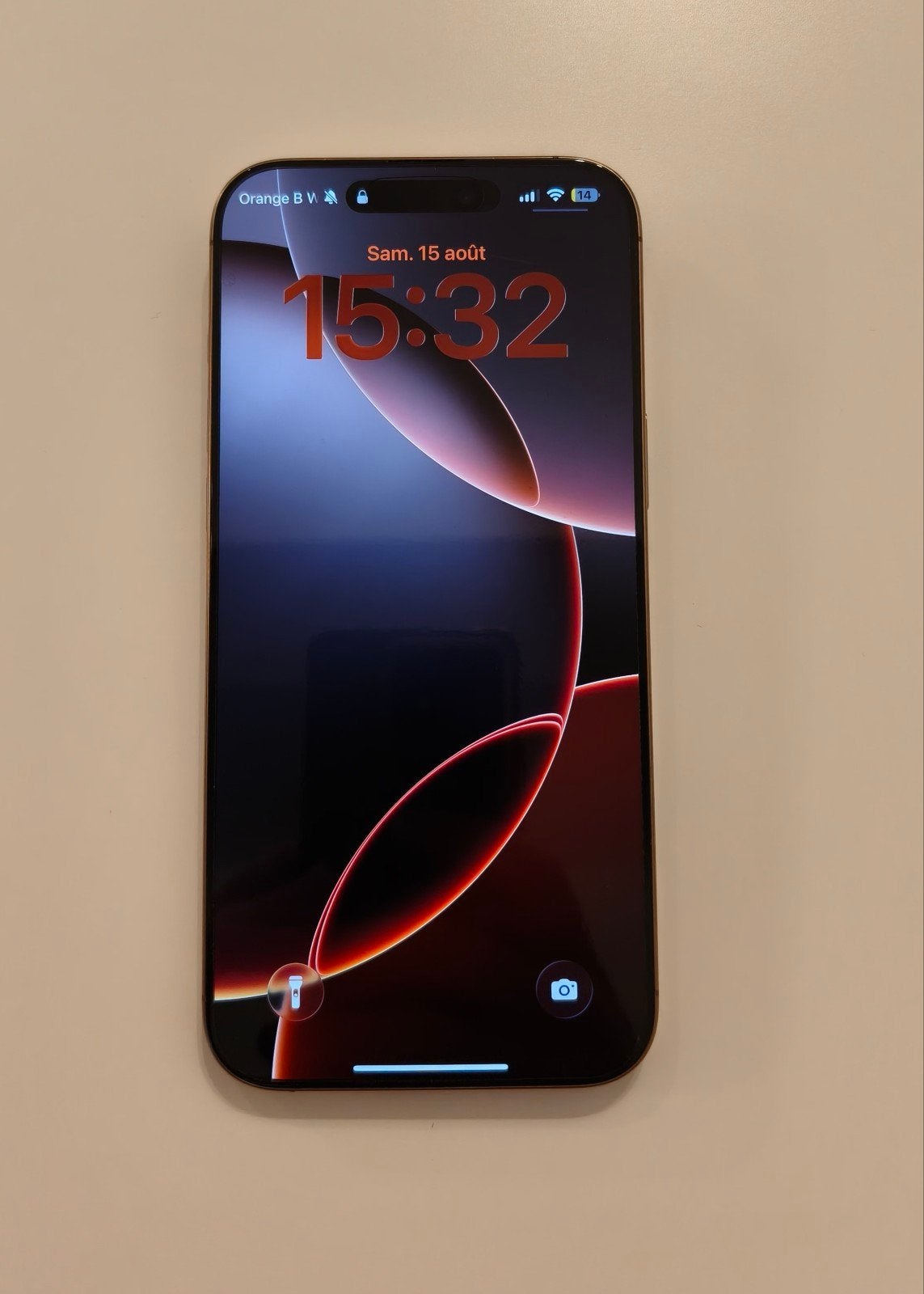 iPhone 16 Pro Max 256Gb, Télécoms, 256 GB, Or, IPhone 16 Pro Max, Utilisé