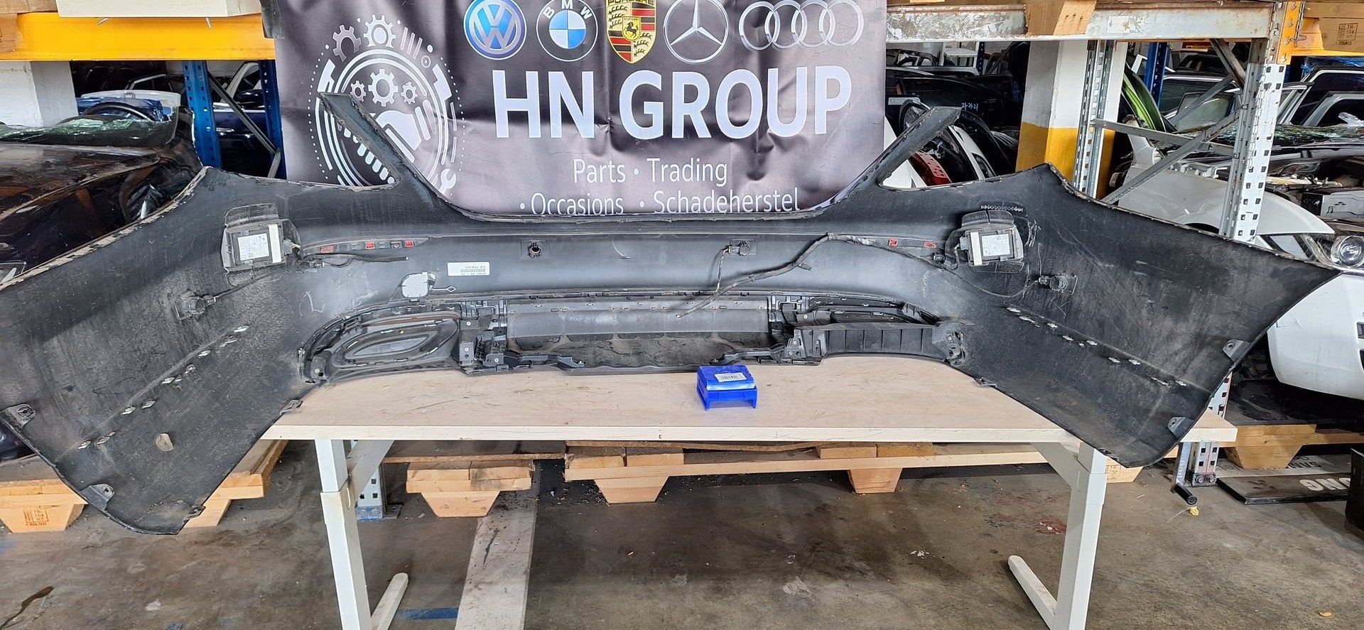 Mercedes-Benz S-Klasse W222 facelift achterbumper, Gebruikt, -, Ophalen of Verzenden, Achter