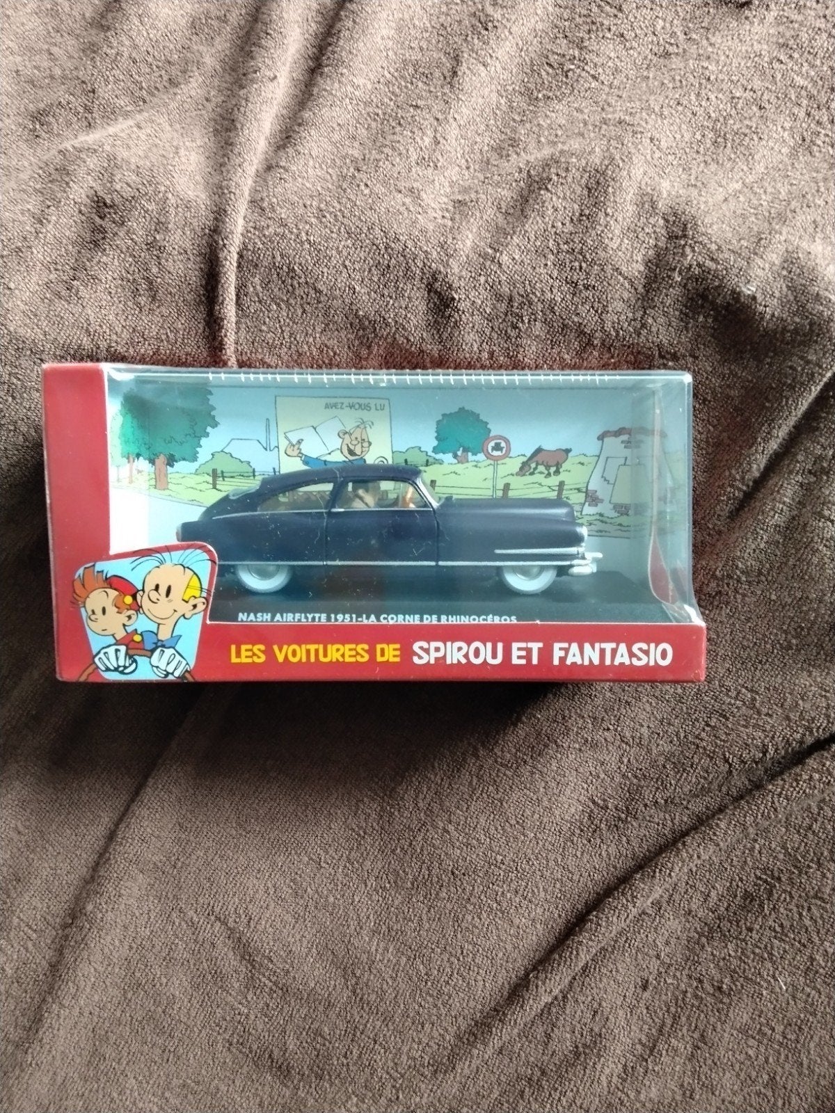 Spirou et Fantasio Nash airflyte sous cellophane d origine, Collections, Enlèvement ou Envoi