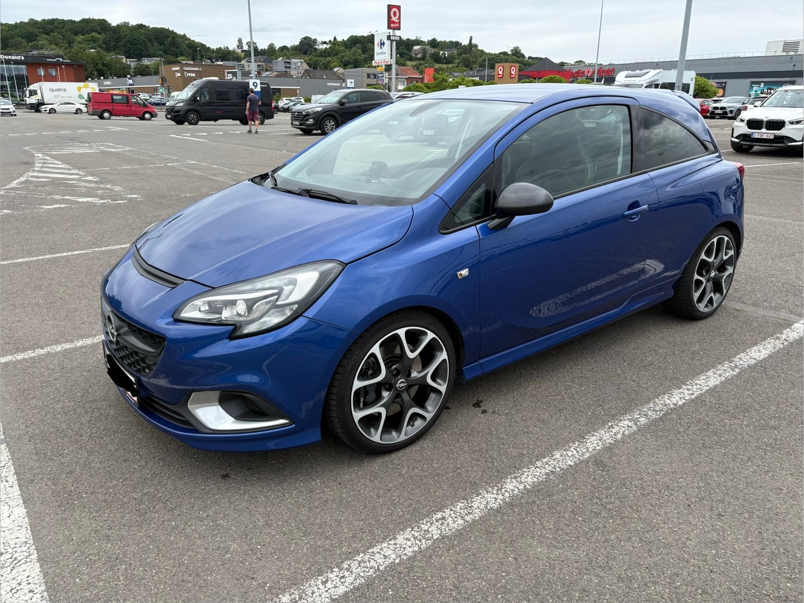 Opel corsa e opc pack performance, Auto's, Opel, Voorwielaandrijving, Zwart, Leder, Handgeschakeld