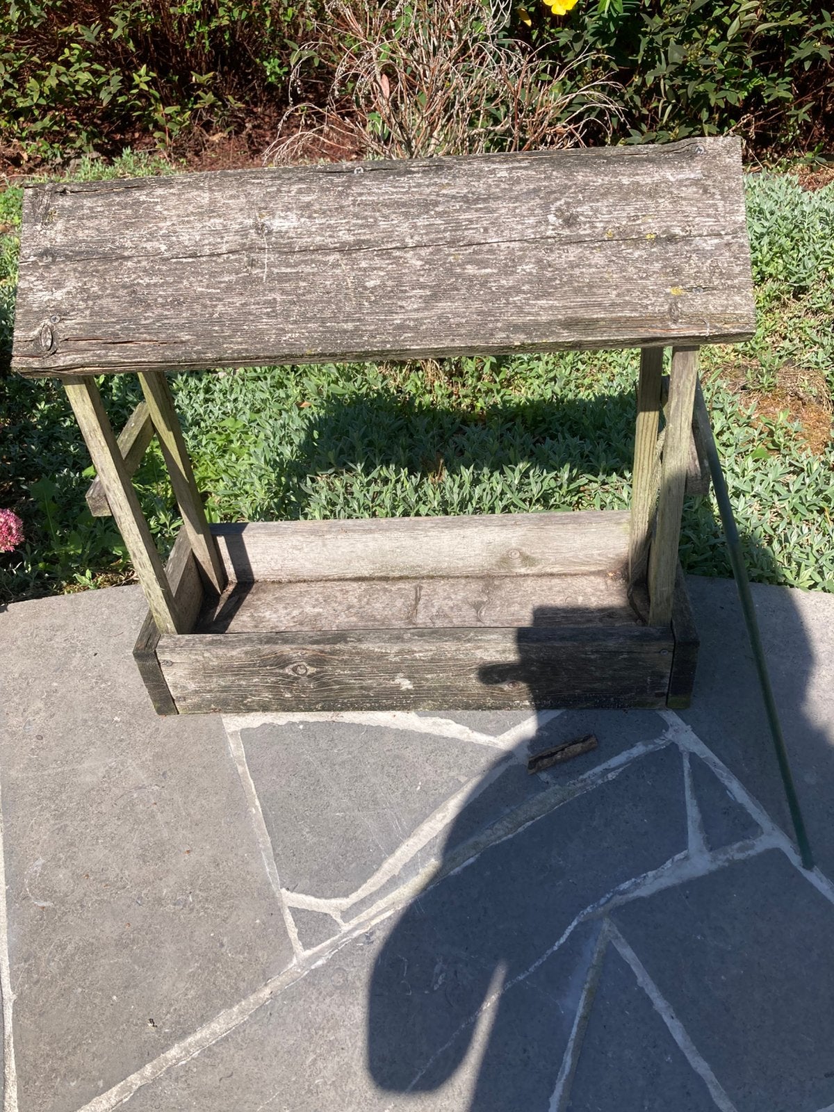 Houten vogelvoederbak, Tuin en Terras, Ophalen, Gebruikt