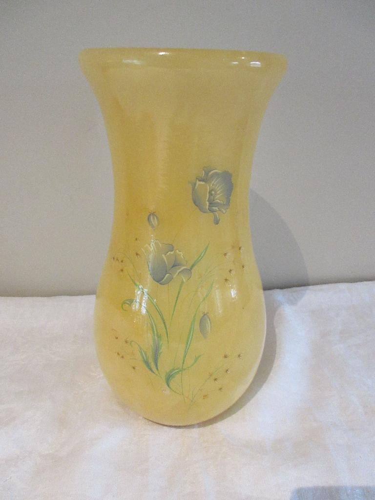 Oude vaas HERNA ALABASTROS Spain mooie decoratie vintage, Ophalen