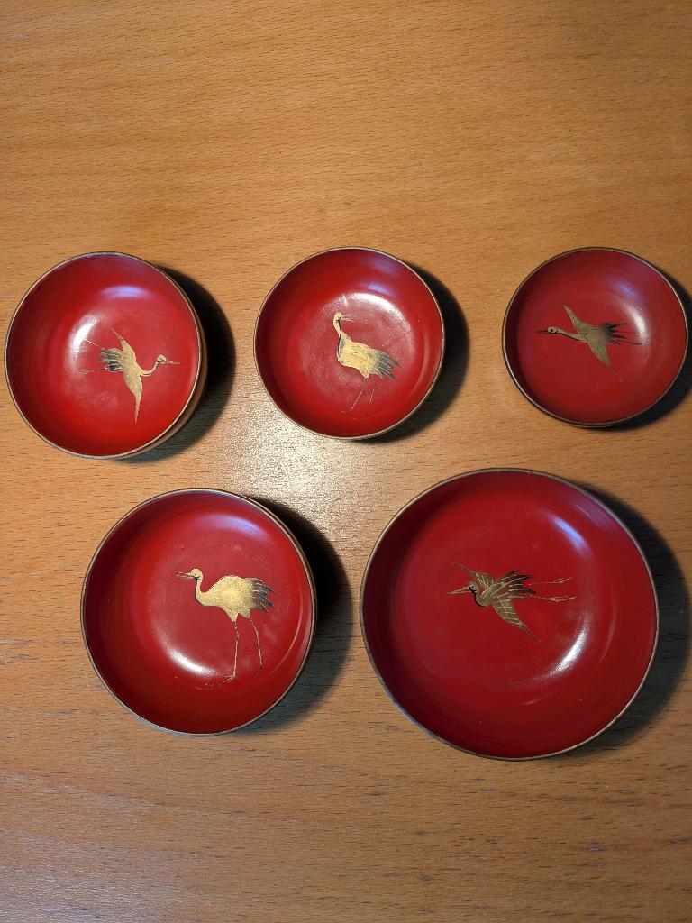 Sakazuki nested Japanse Sake Cups., Verzenden