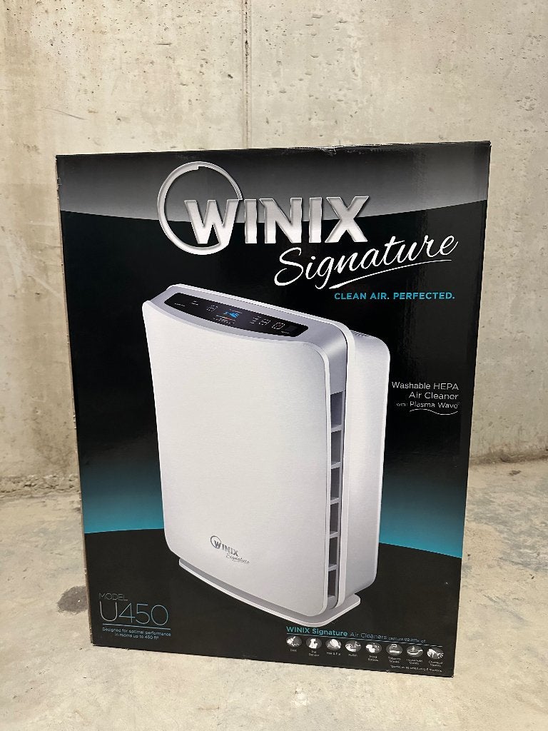 Winix Signature U450– HEPA Luchtzuiveraar met PlasmaWave, Ophalen of Verzenden, Zo goed als nieuw, Luchtreiniger
