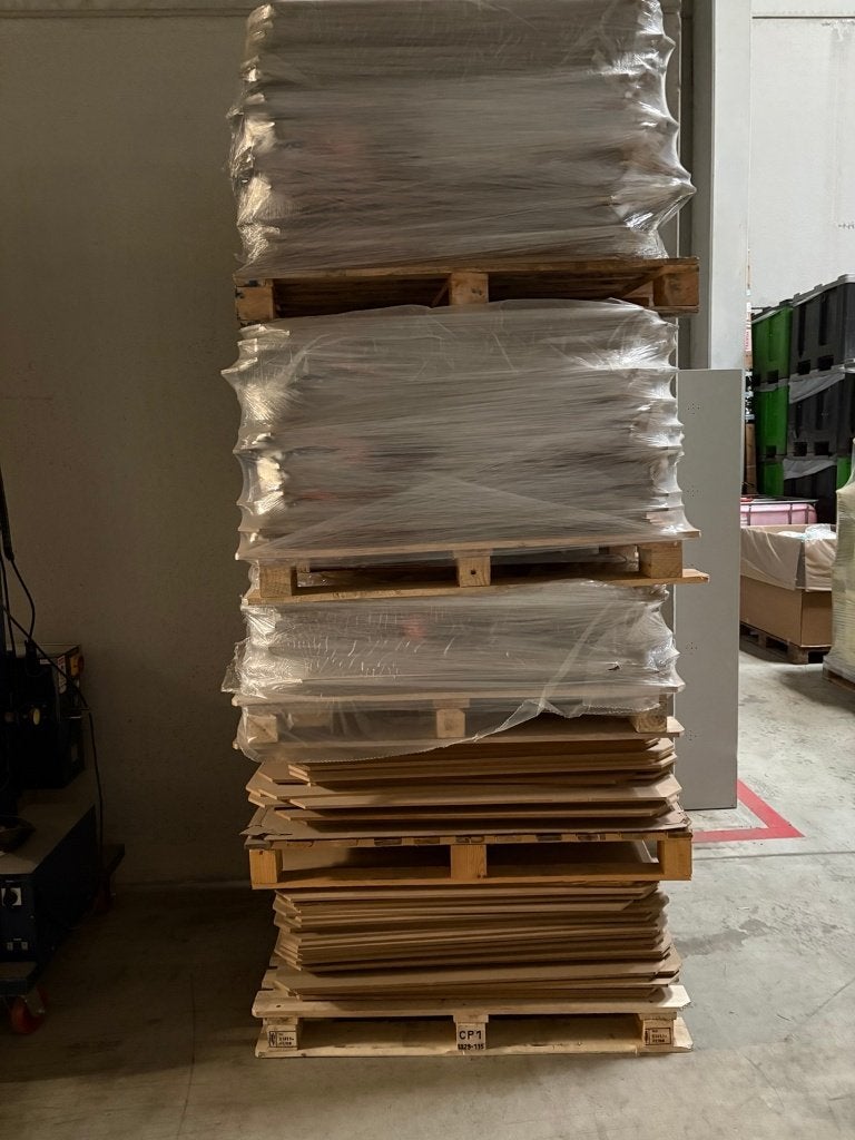 Gebruikte vezelplaten 115  87  9 mm – grote partij, Doe-het-zelf en Bouw, Ophalen, Gebruikt, Overige materialen, Minder dan 20 mm