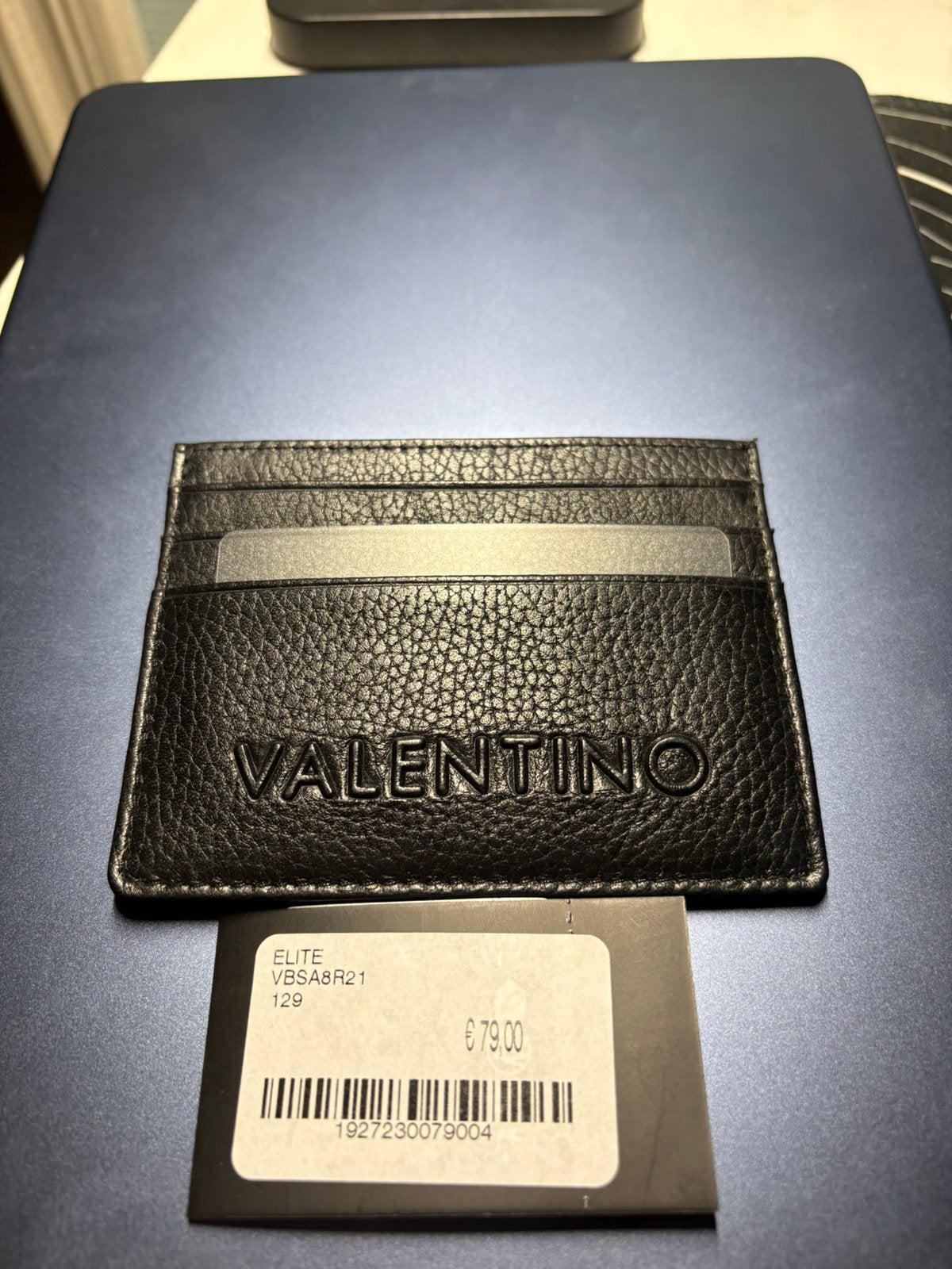 Porte-cartes Valentino noir – Neuf – Élégant et compact, Bijoux, Sacs & Beauté, Enlèvement ou Envoi, Neuf, Noir, Autres marques