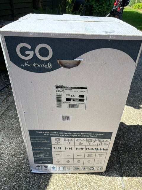 Warmwaterboiler GO Van Marcke 75l, Doe-het-zelf en Bouw, 20 tot 100 liter, Ophalen, Nieuw, Boiler