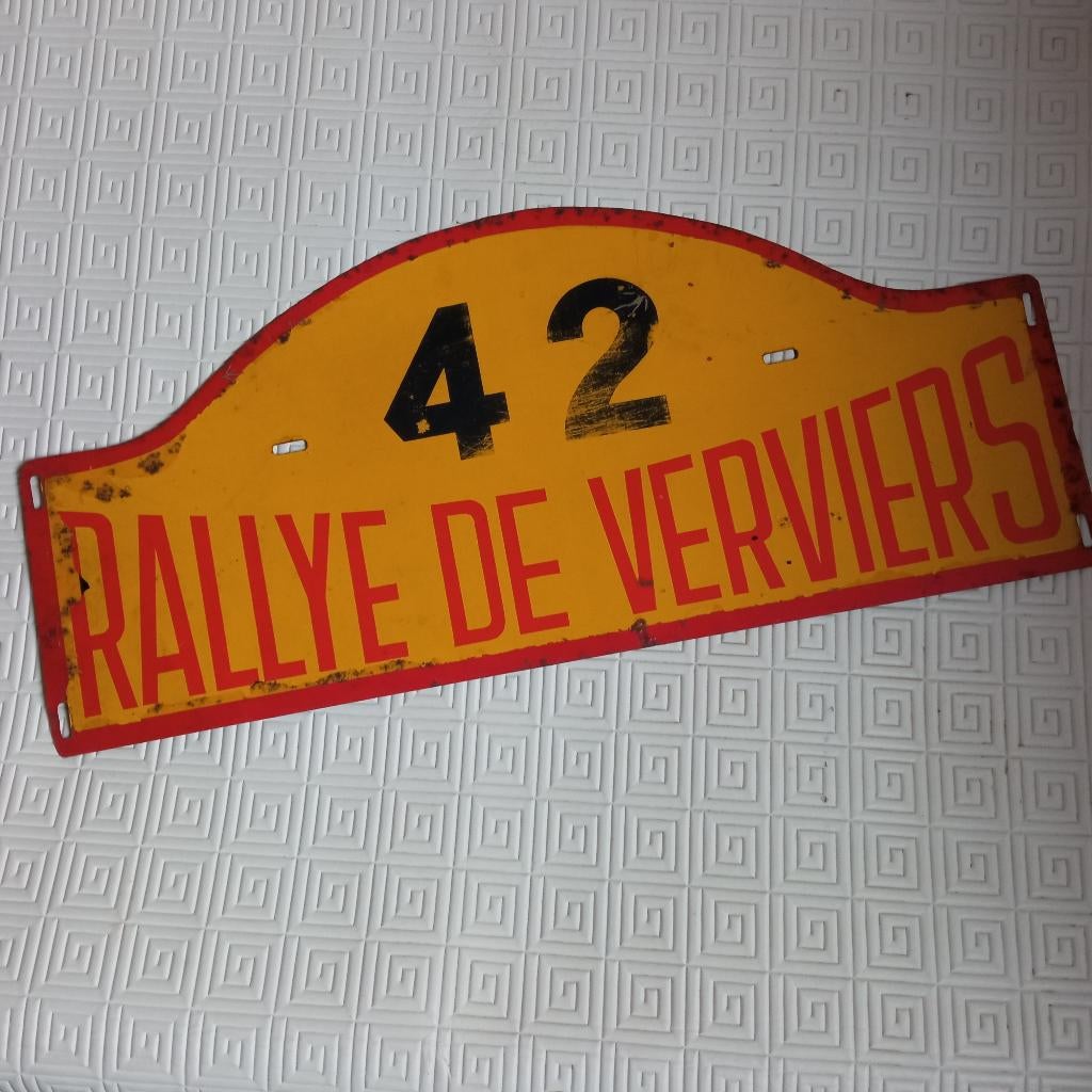 RALLYE DE VERVIERS bord, Ophalen of Verzenden, Gebruikt, Auto's