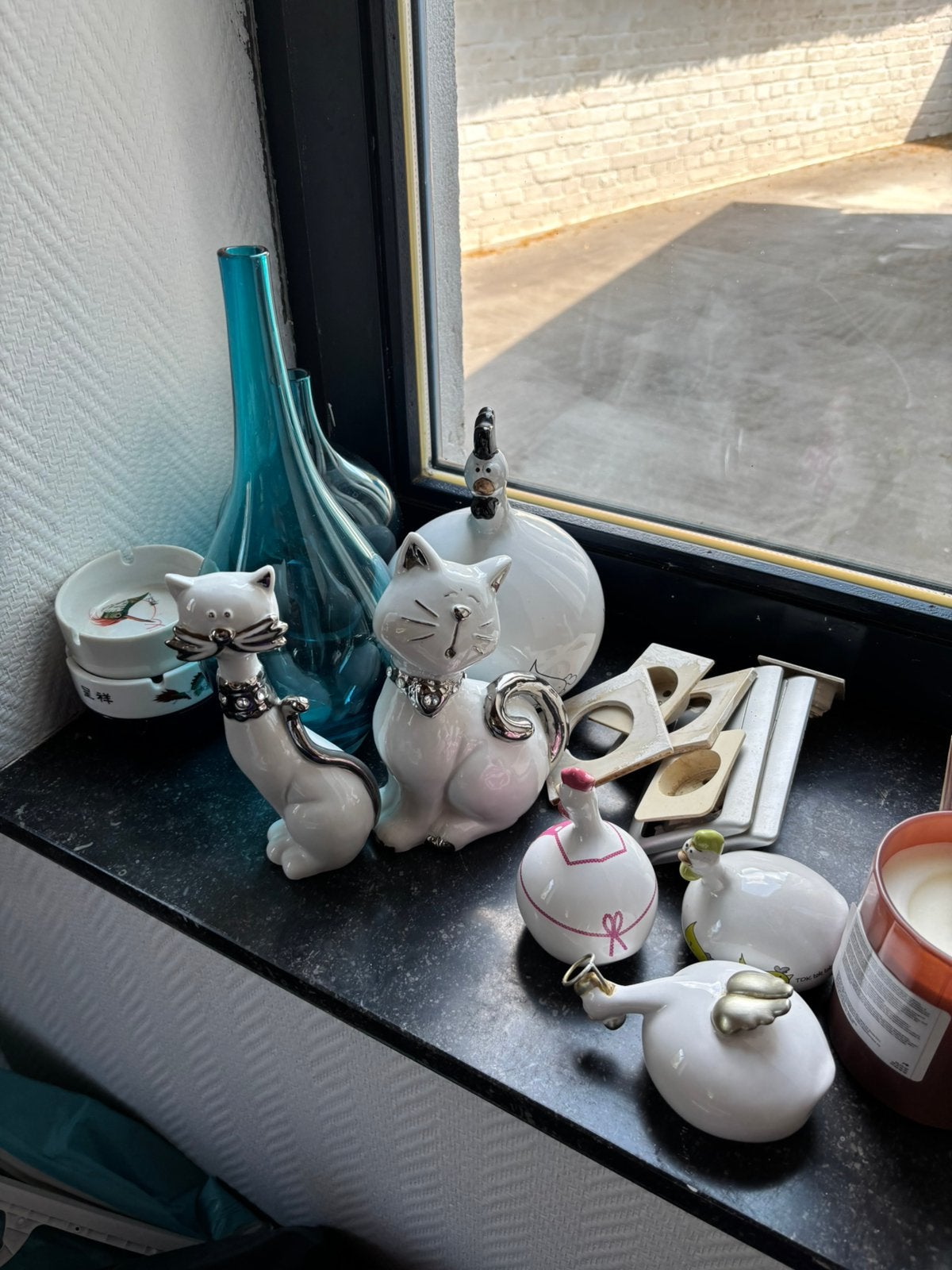 Lot de décoration intérieure, Maison & Meubles, Brocante, Enlèvement ou Envoi, Blanc, Utilisé