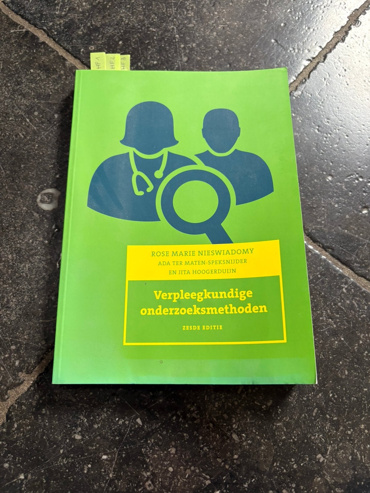 Boek verpleegkundige onderzoeksmethoden, Ophalen of Verzenden, Zo goed als nieuw, Hoger Onderwijs