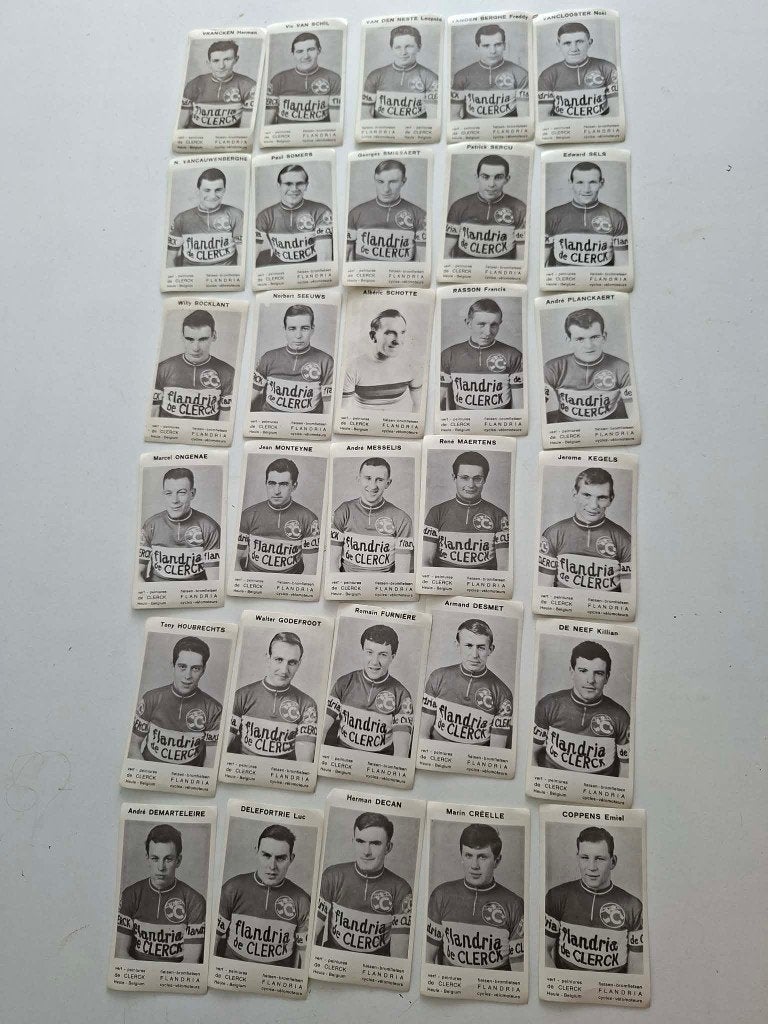 wielrenners  flandria prentjes, Ophalen of Verzenden