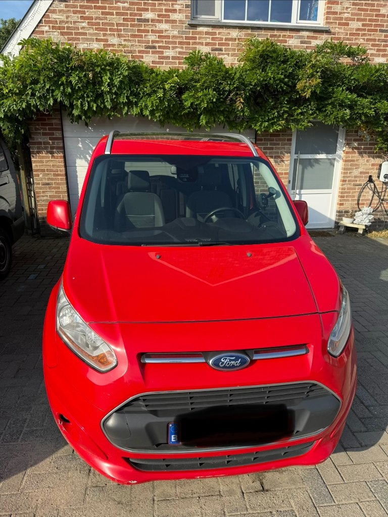 Rolstoelauto Ford  Tourneo Connect, Autos, Rouge, Euro 5, Achat, Boîte manuelle