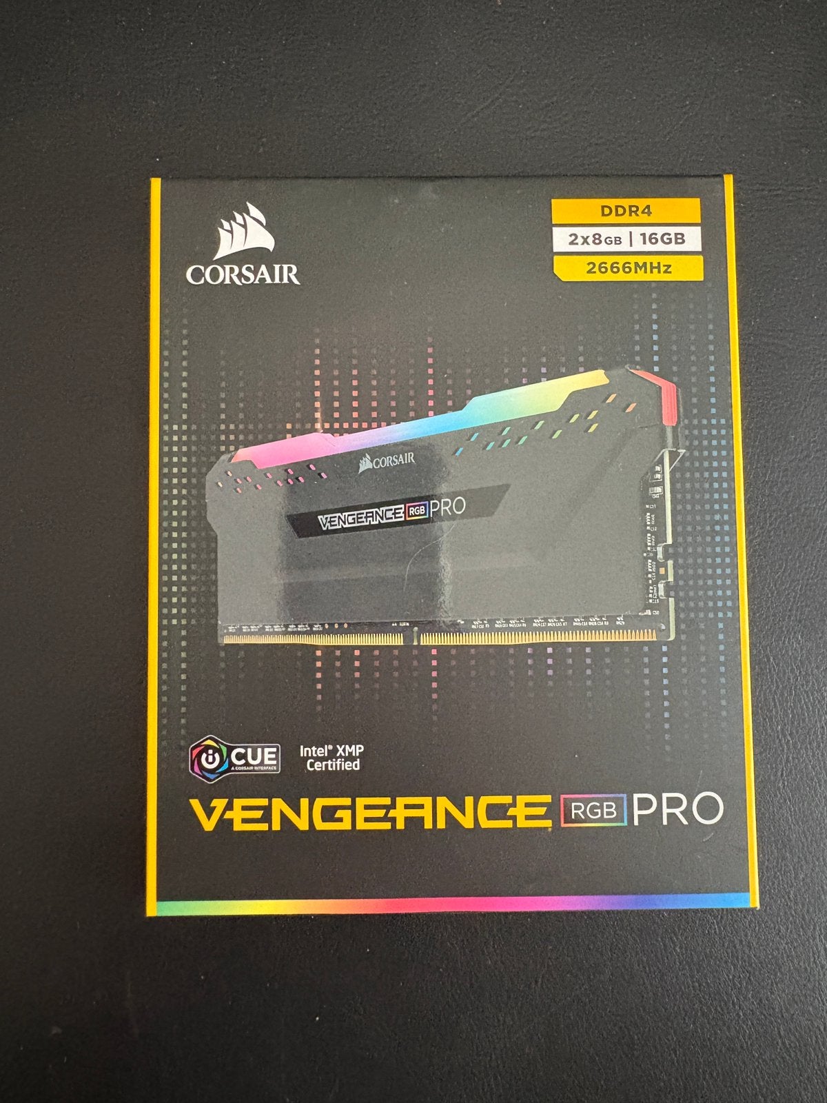 NIEUW – Corsair Vengeance RGB PRO 16GB (2x8GB) DDR4 2666MHz, Computers en Software, RAM geheugen, Ophalen of Verzenden, Nieuw