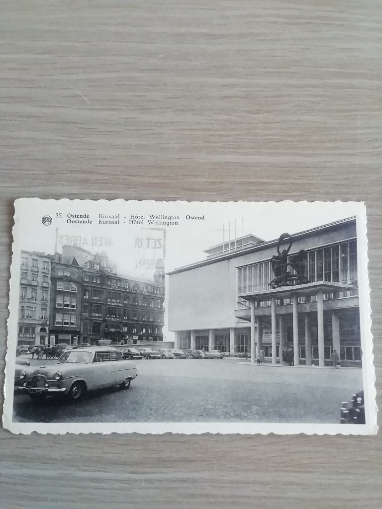 Postkaart Oostende hotel wellington, Verzamelen, Ophalen of Verzenden