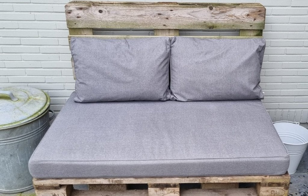 Palletkussen met 2 rugkussens, Tuin en Terras, Ophalen
