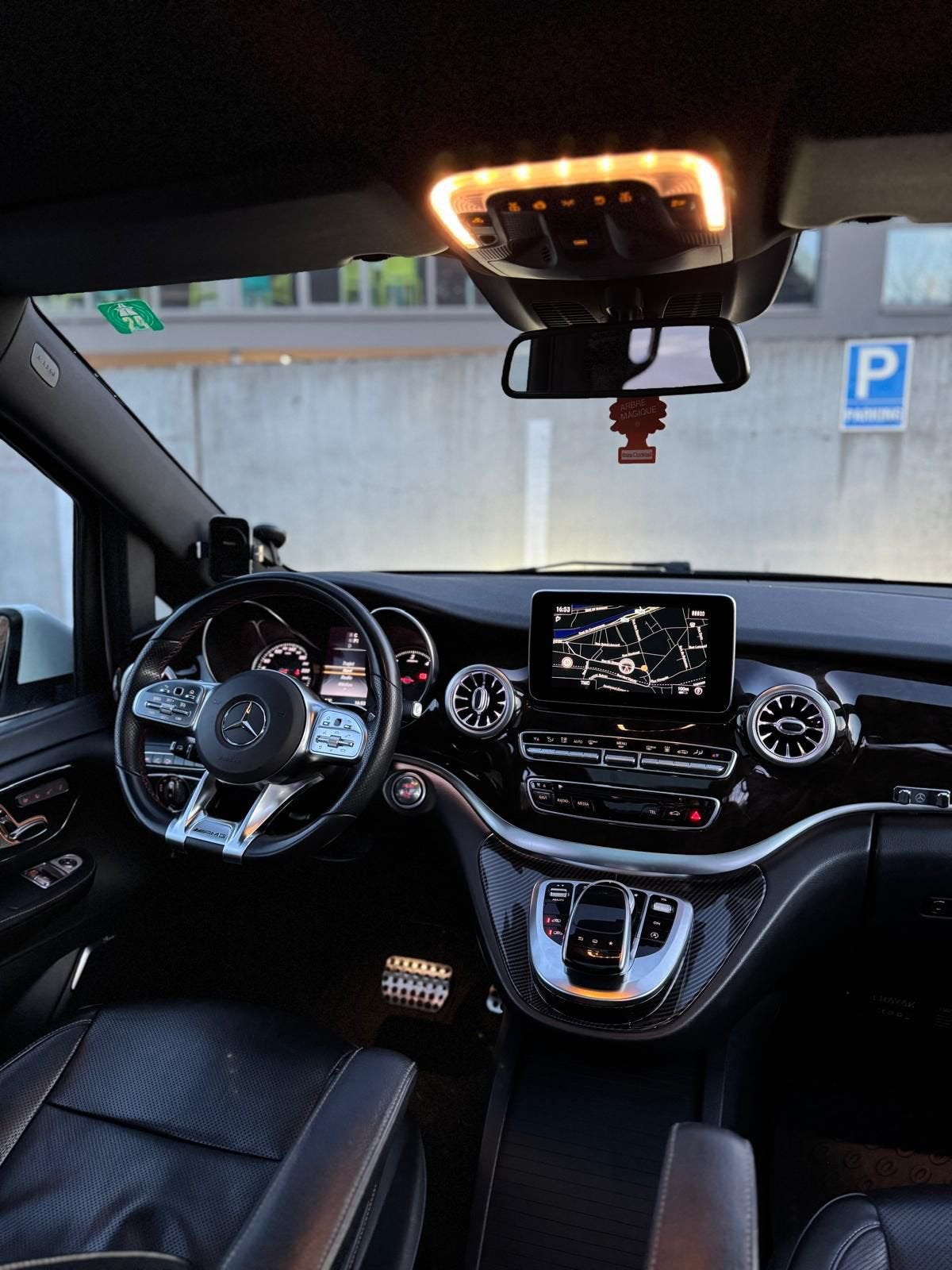 Mercedes Classe V250d 2016 pack AMG ful ful ful, Autos, Euro 6, 7 places, Noir, Diesel