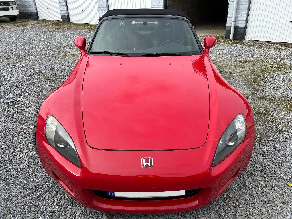 Honda S 2000, Auto's, Honda, Particulier, S2000, Benzine, Euro 3, Cabriolet, 2 deurs, Handgeschakeld, Rood, Zwart, Leder, Achterwielaandrijving