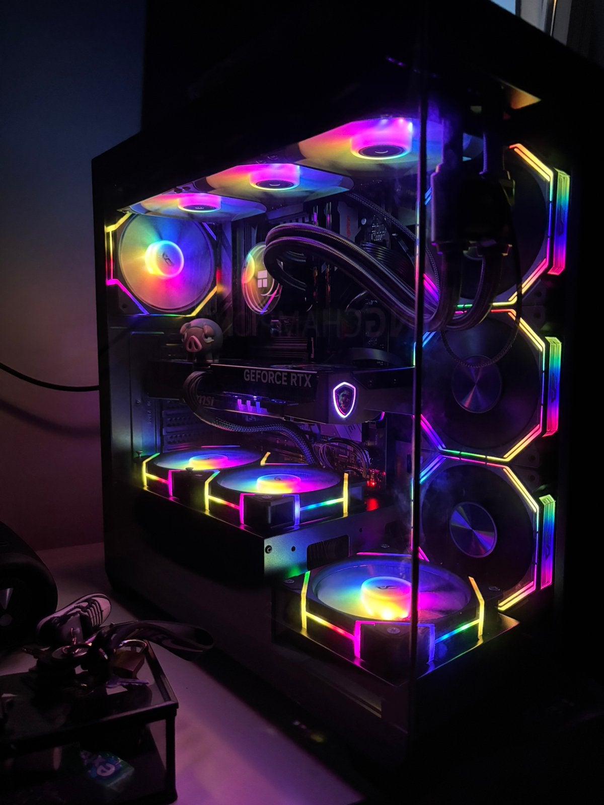 Pc build ddr5 windows, Neuf, 4 Ghz ou plus, SSD, Avec carte vidéo