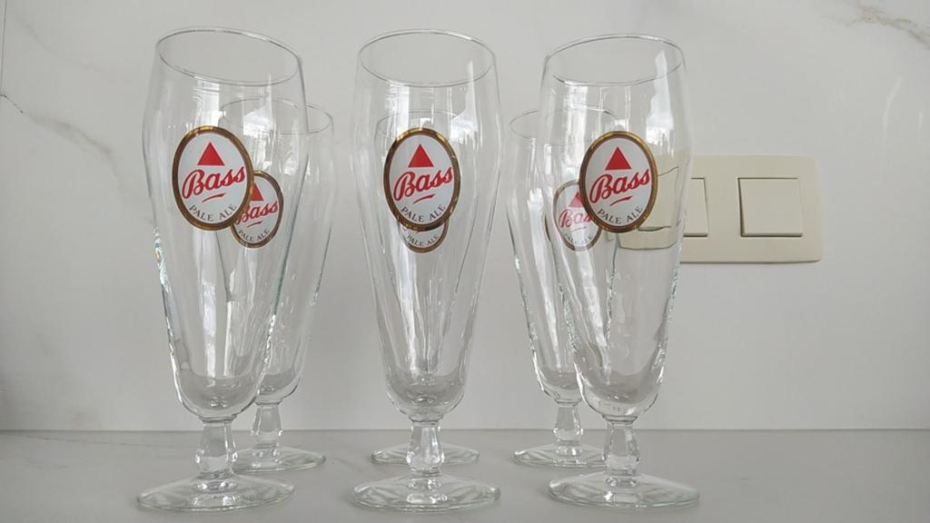 Verres à bière Bass Pale Ale 6 pièces, Enlèvement
