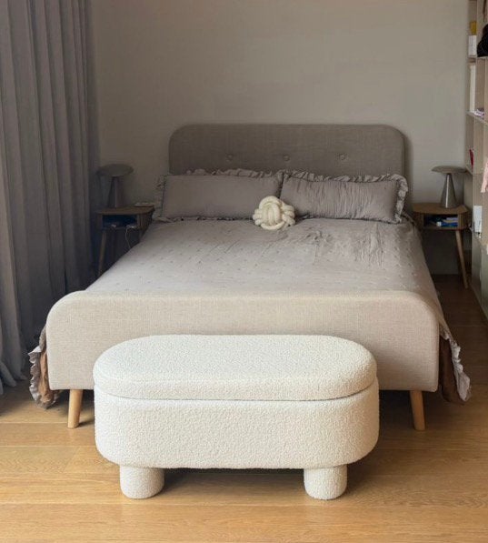 Bed 140 by 200 with matress and topper, Maison & Meubles, Chambre à coucher | Lits boxsprings, Enlèvement, Comme neuf