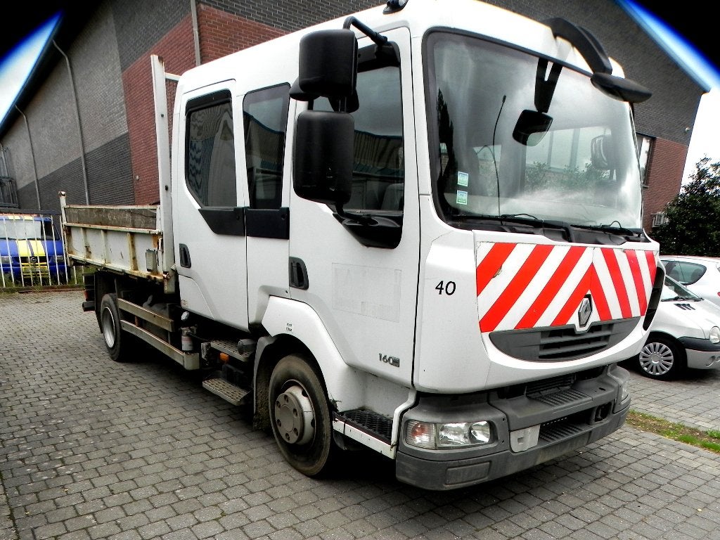 Renault Midlum 160 dxi lichte vrachtwagen kipper, Auto's, Bestelwagens en Lichte vracht, 4 deurs, Elektrische ramen, 4 cilinders