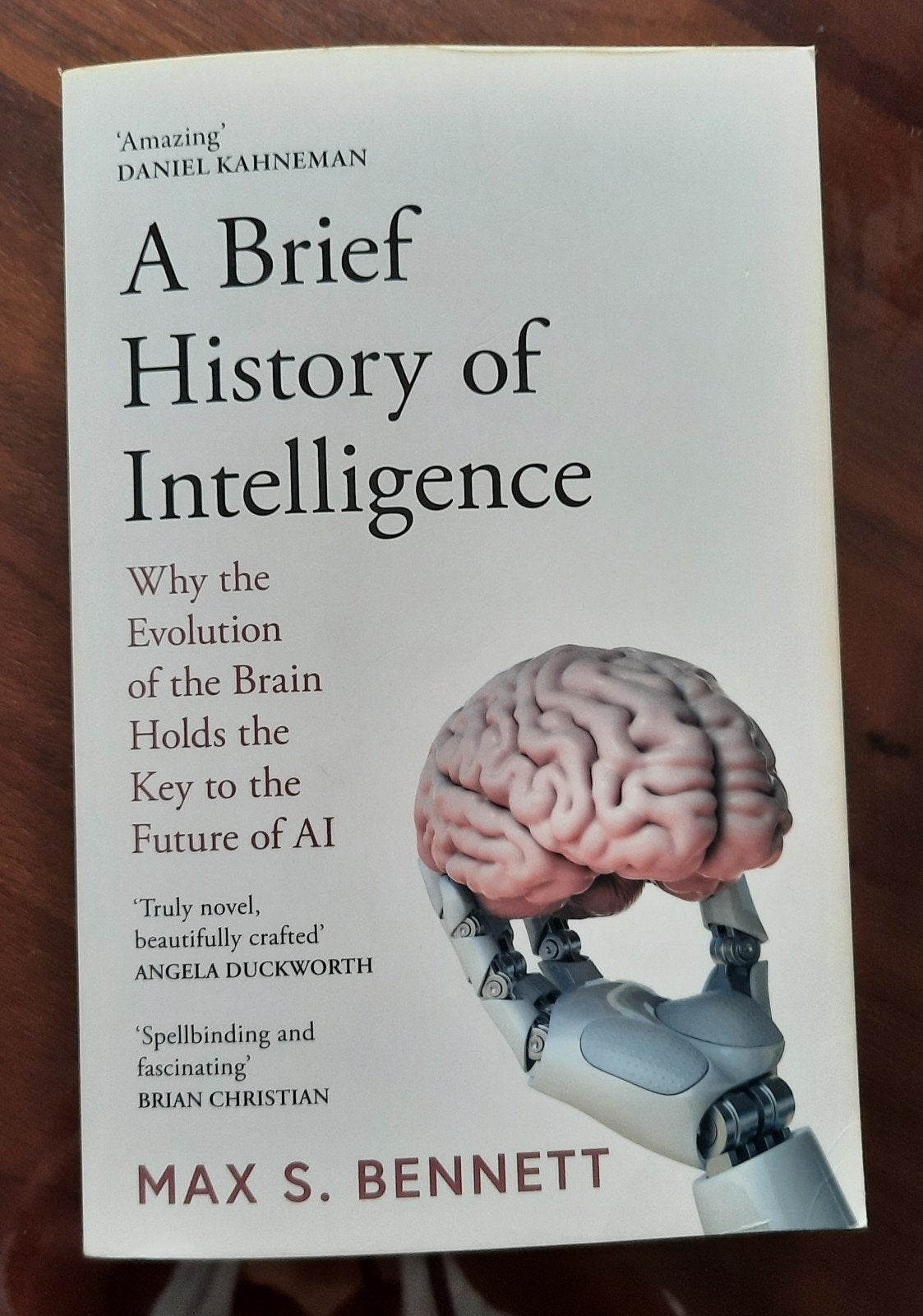 A Brief History of Intelligence - Max S. Bennett, Ophalen of Verzenden, Zo goed als nieuw, Overige onderwerpen, Max S. Bennett