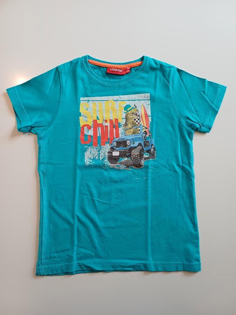 T-shirt 'surf chill' maat 128 Someone, Kinderen en Baby's, Kinderkleding | Maat 128, Gebruikt, Ophalen of Verzenden, Someone, Shirt of Longsleeve
