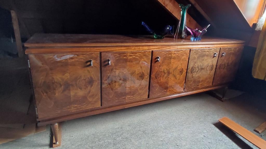 vintage retro dressoir jaren 60, Ophalen, Overige materialen, Gebruikt, Met deur(en)