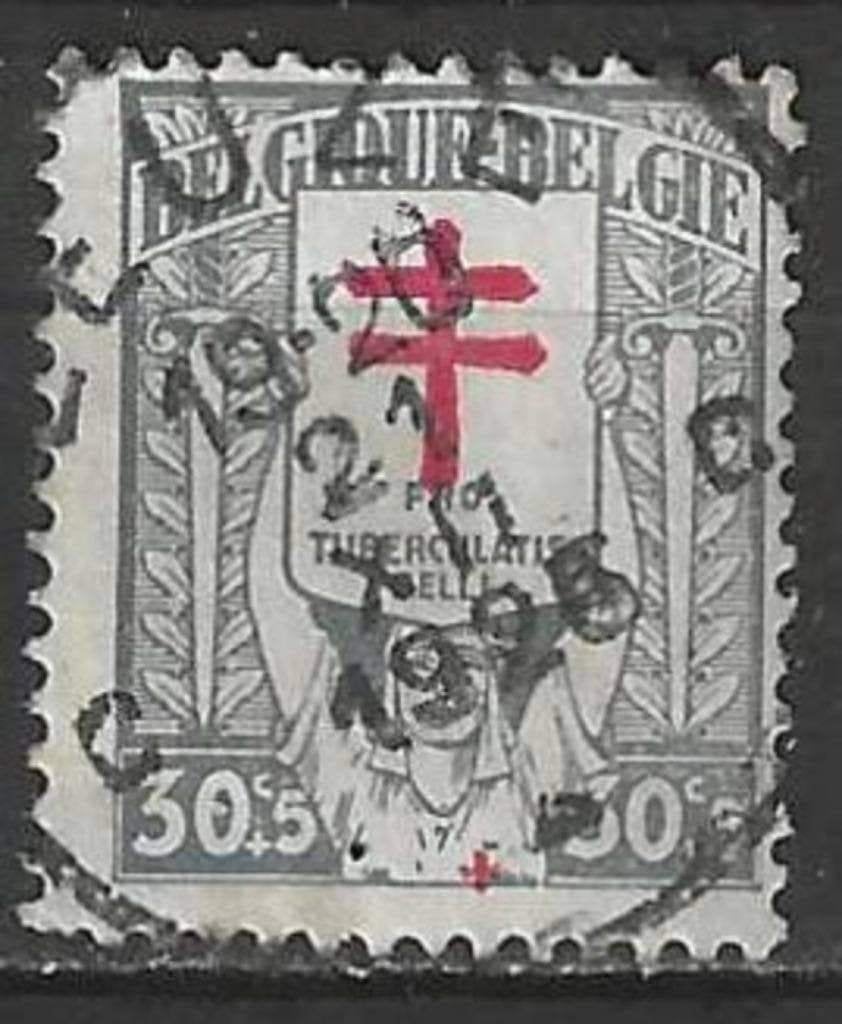 Belgique 1925 - Yvert/OBP 235 - Lutte contre la ubercu (ST), Timbres & Monnaies, Envoi, Affranchi, Oblitéré