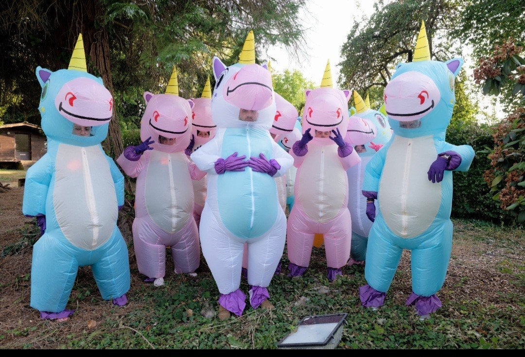 déguisement licorne gonflable, Ophalen, Nieuw