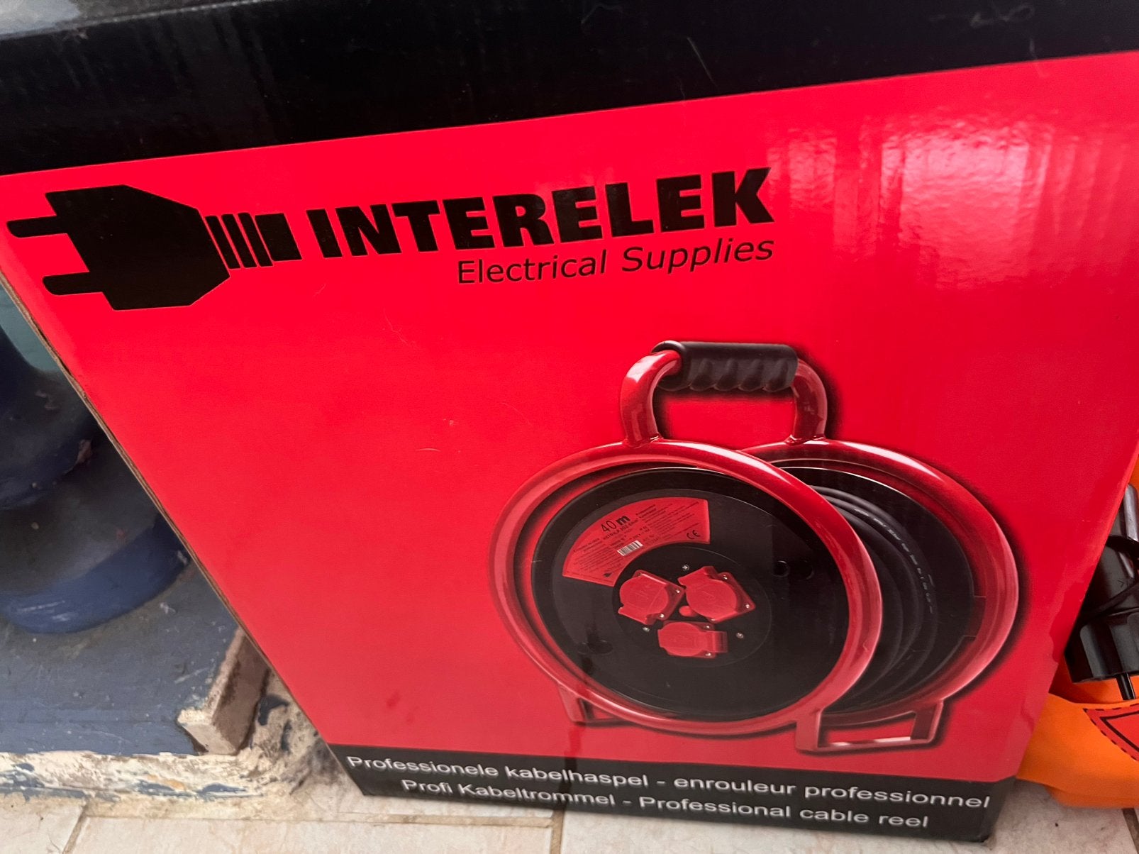 Kabel haspel - verlengkabel, Doe-het-zelf en Bouw, Ophalen, Nieuw