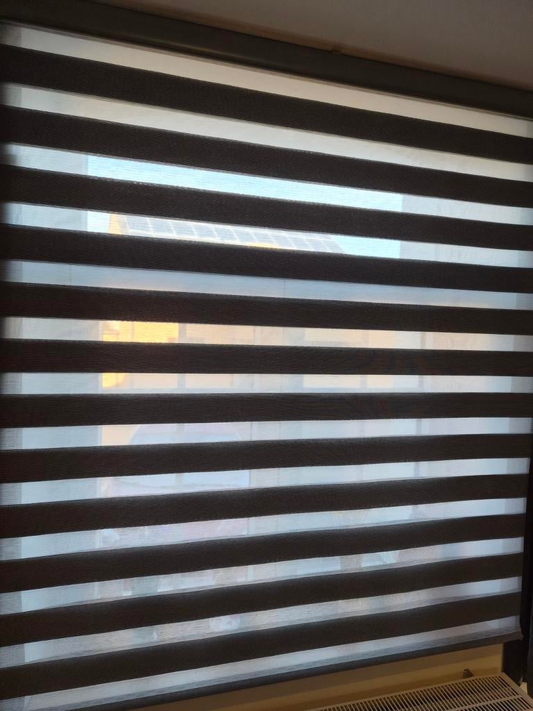 2 Stores enrouleurs 150/210cm Jour/Nuit "Decosol"Deluxe gris, Enlèvement, Gris